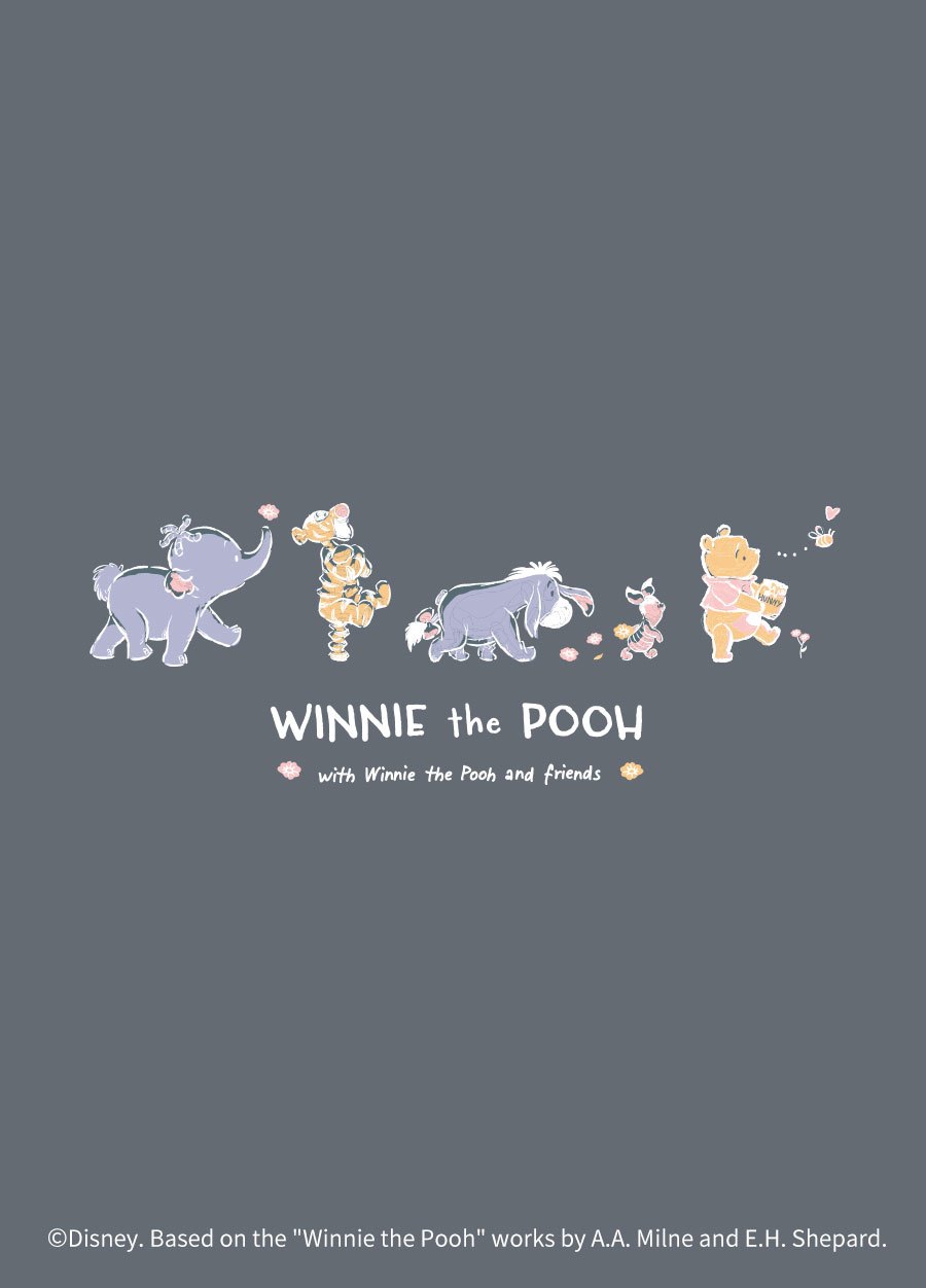 迪士尼小熊維尼寬鬆孕哺罩衫