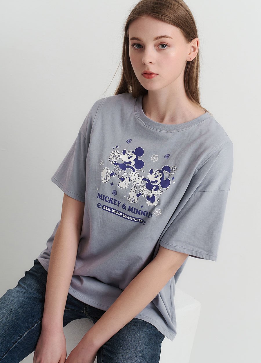 迪士尼米奇&米妮寬鬆孕哺上衣