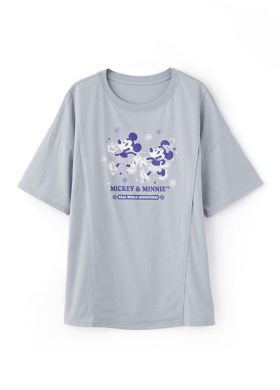 迪士尼米奇&米妮寬鬆孕哺上衣