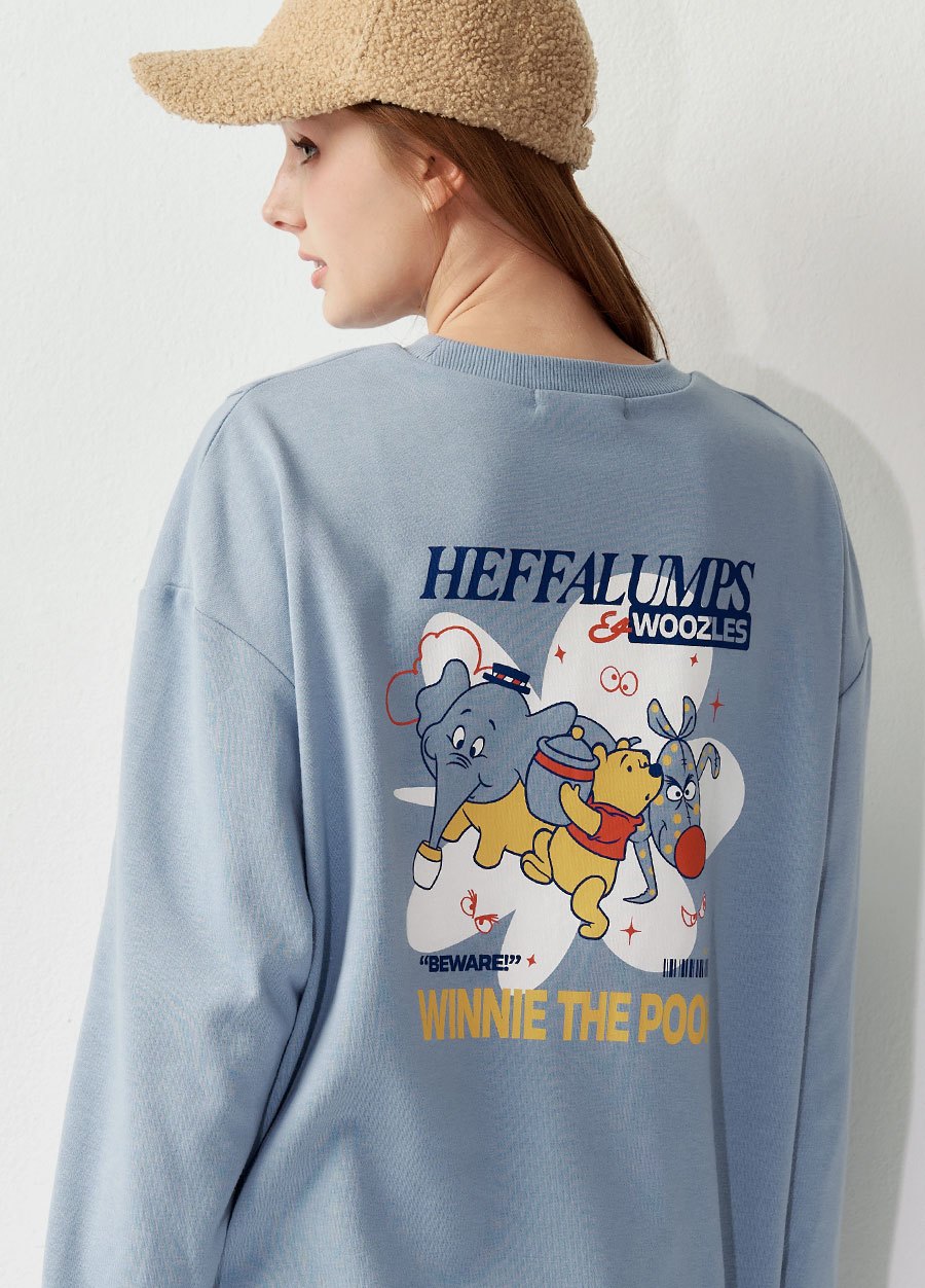 迪士尼小熊維尼長版孕哺上衣