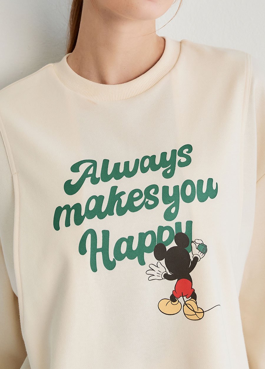 迪士尼米奇長版孕哺上衣