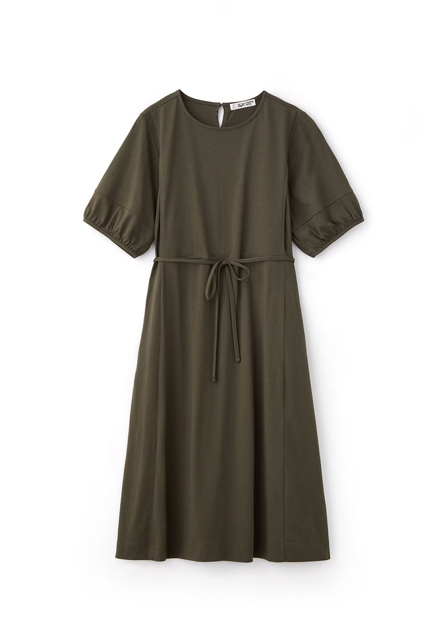 簡約公主袖孕哺洋裝