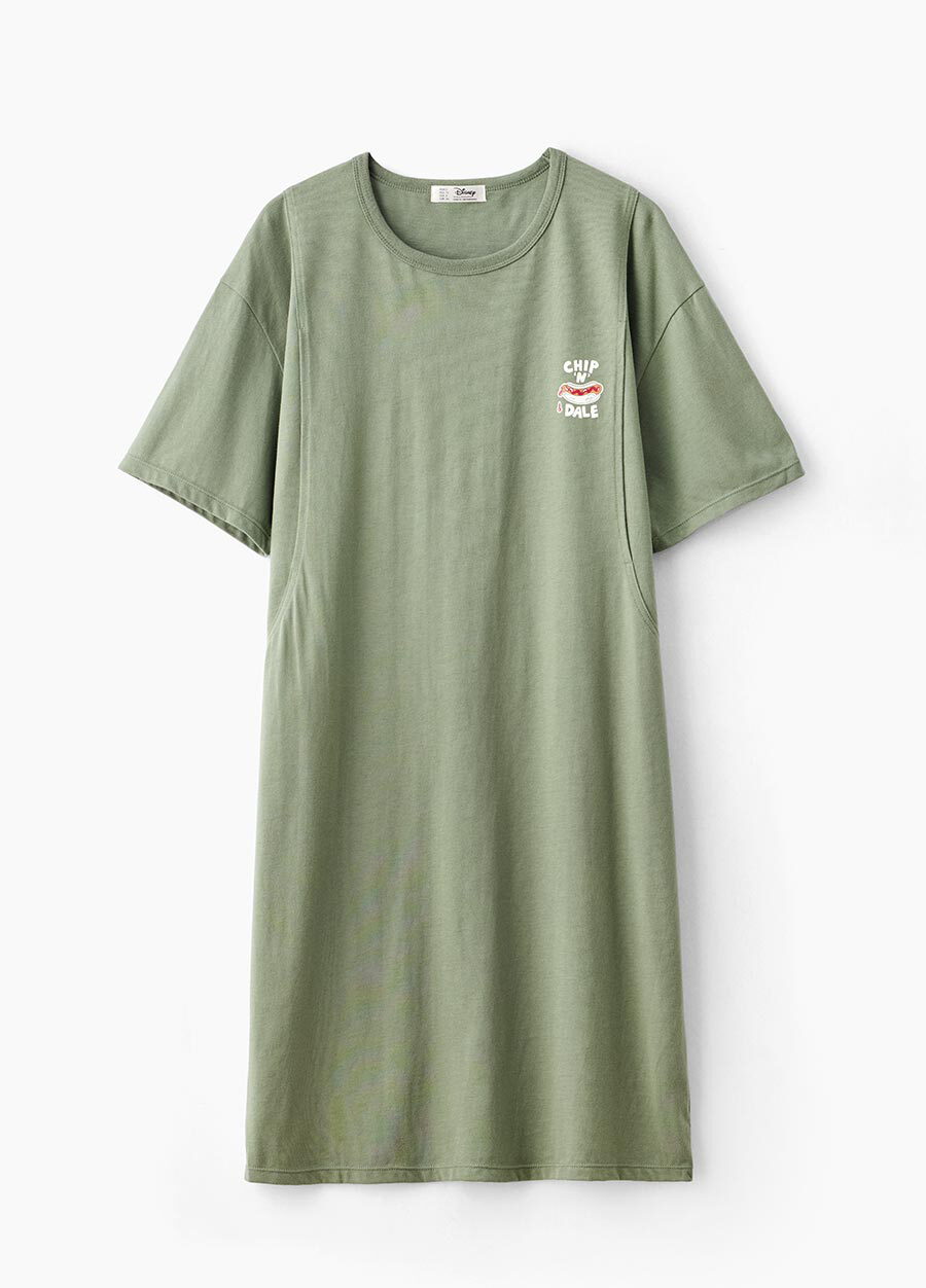 迪士尼奇奇&蒂蒂孕哺洋裝