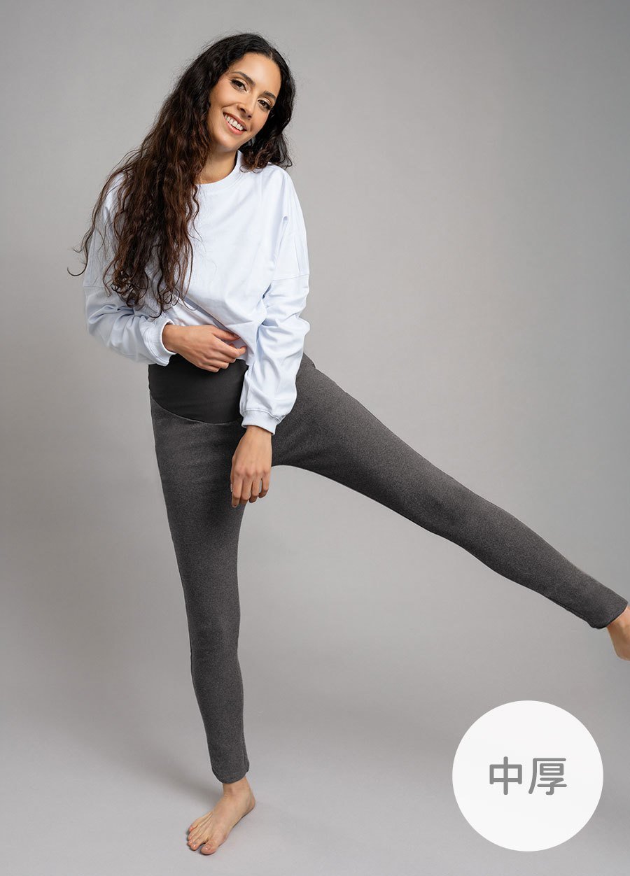 厚磅碳磨保暖瑜珈孕婦褲