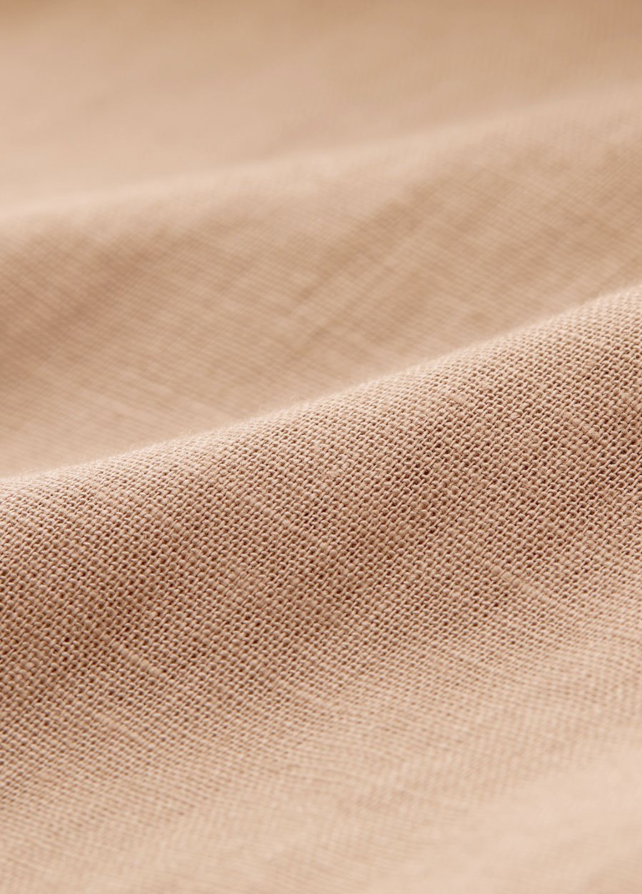 混麻垂墜孕婦寬褲