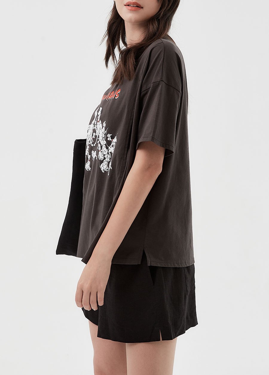 涼感麻料孕婦短褲