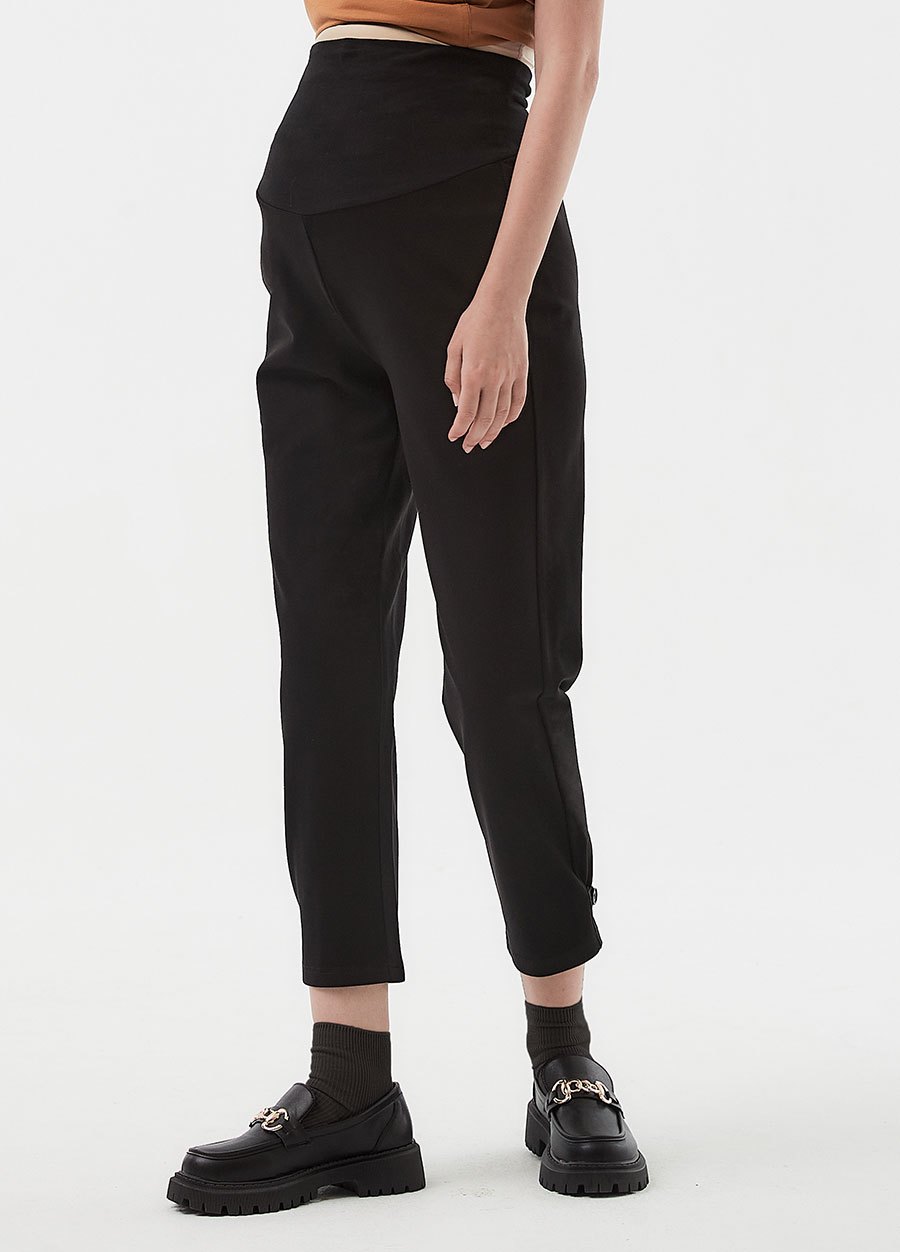 彈力修身錐形孕婦褲