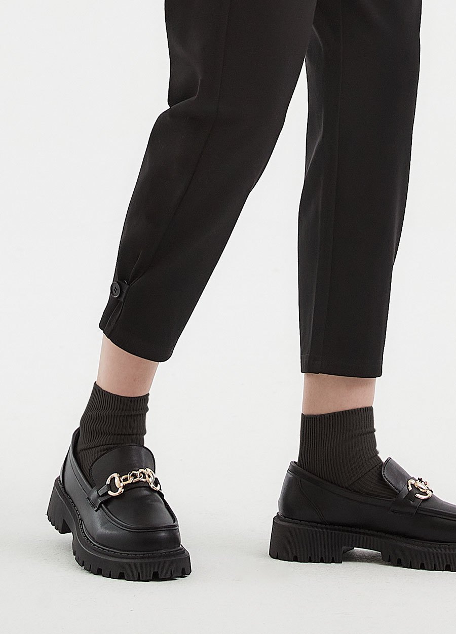 彈力修身錐形孕婦褲