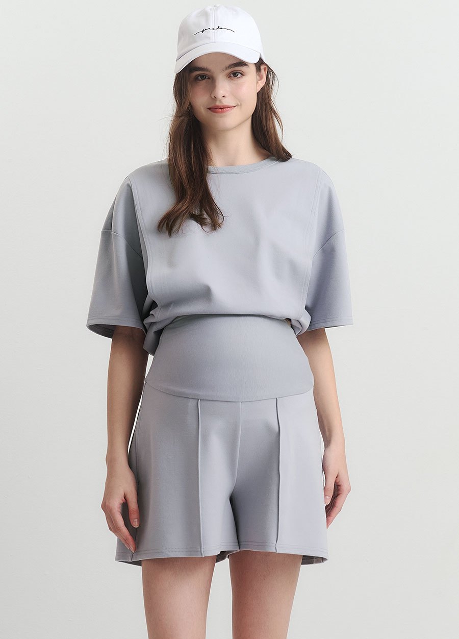 彈力涼感孕婦短褲