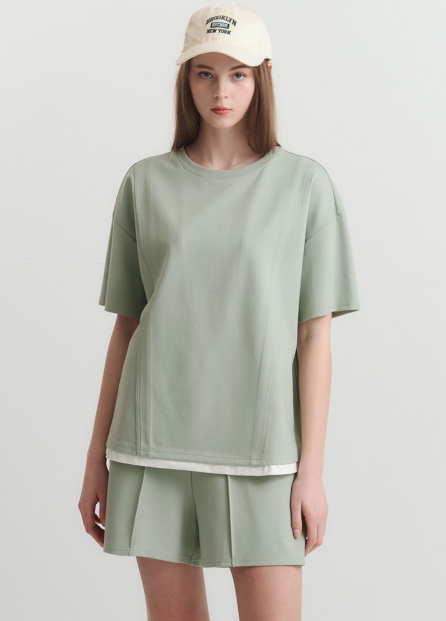 彈力涼感孕婦短褲