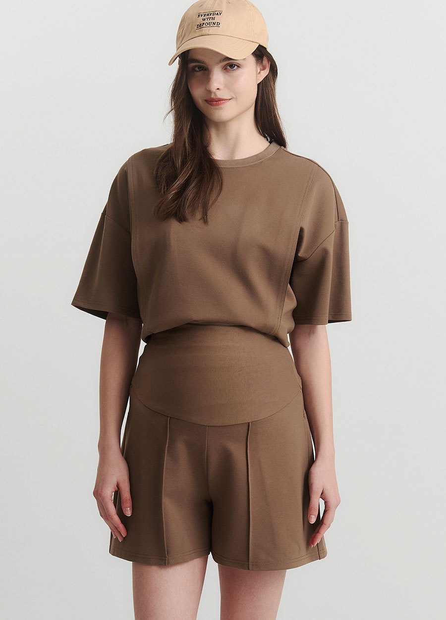 彈力涼感孕婦短褲