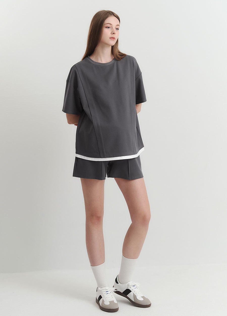 彈力涼感孕婦短褲