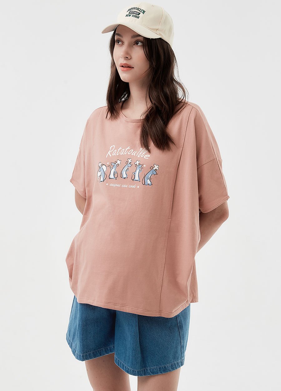 打摺A字牛仔孕婦短褲