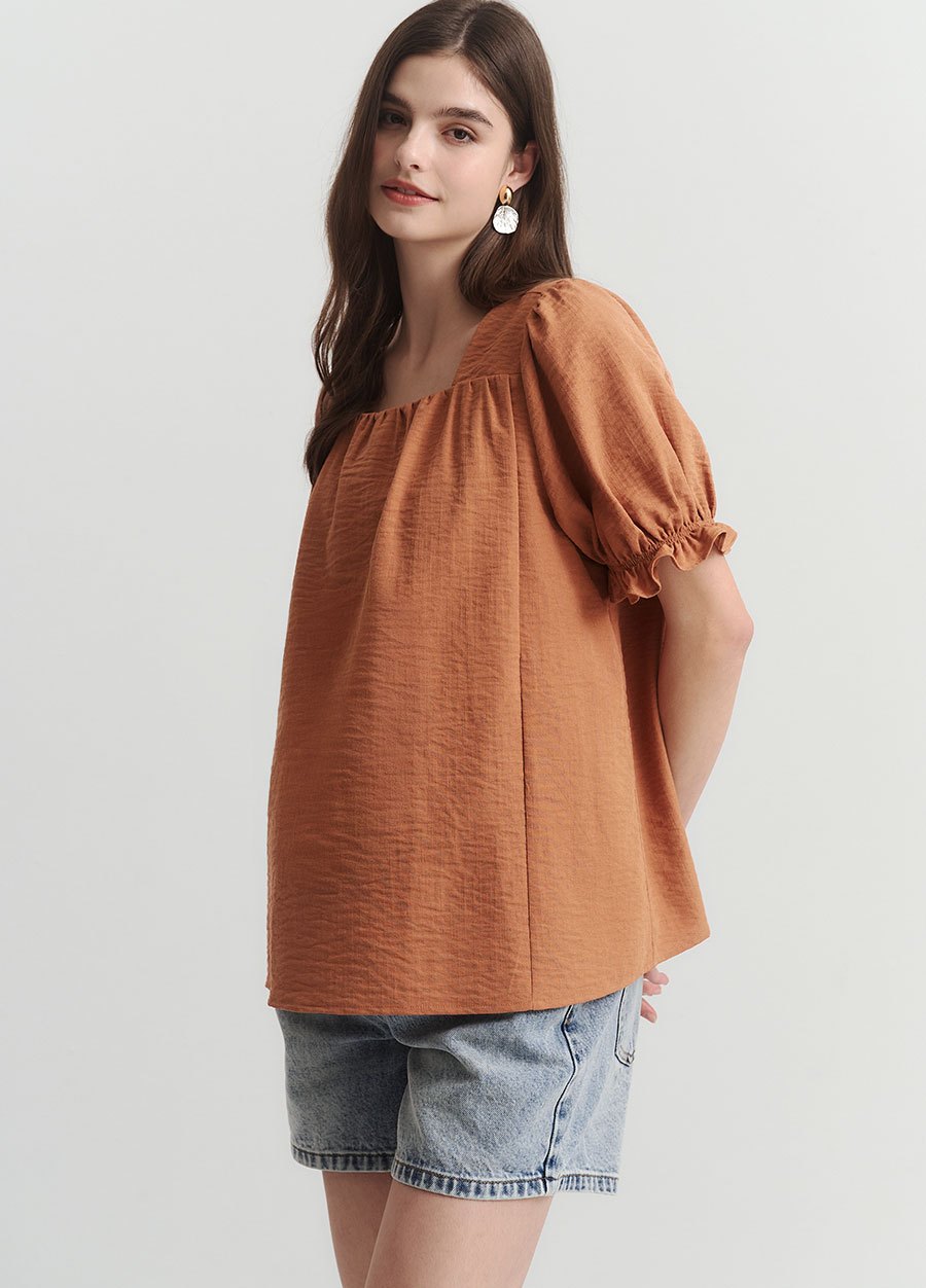 舒適寬鬆牛仔孕婦短褲