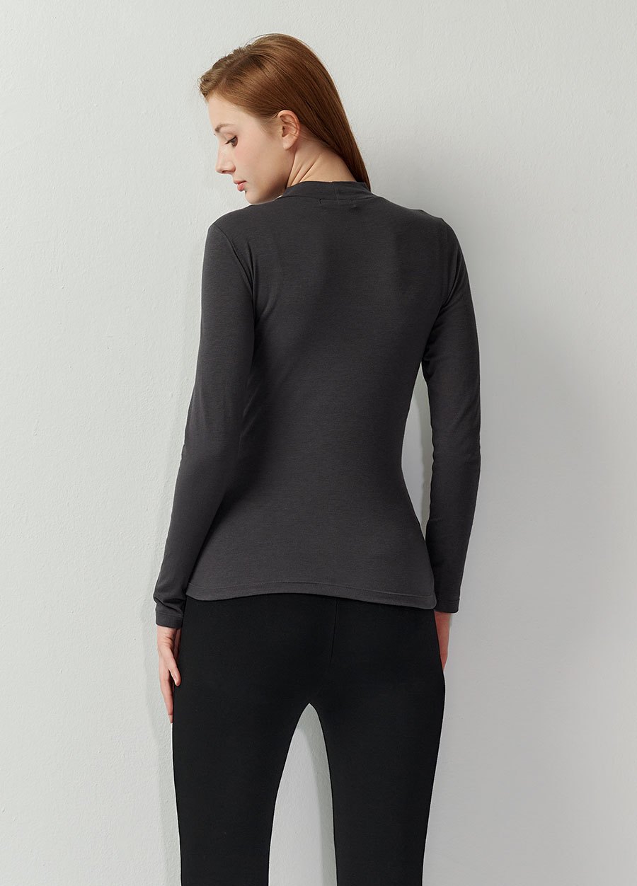 高領保暖孕哺蓄熱衣