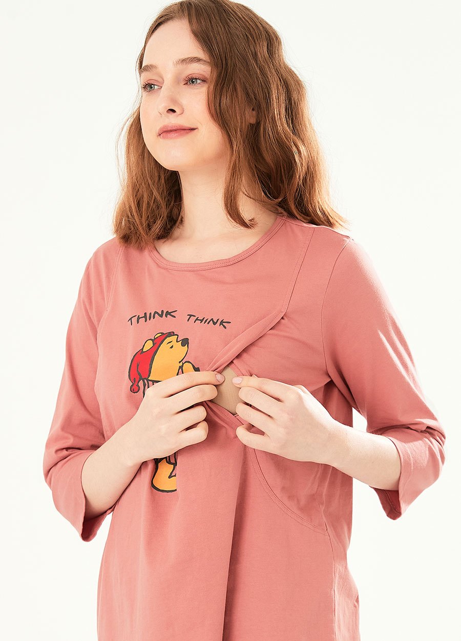 迪士尼小熊維尼孕哺居家服組