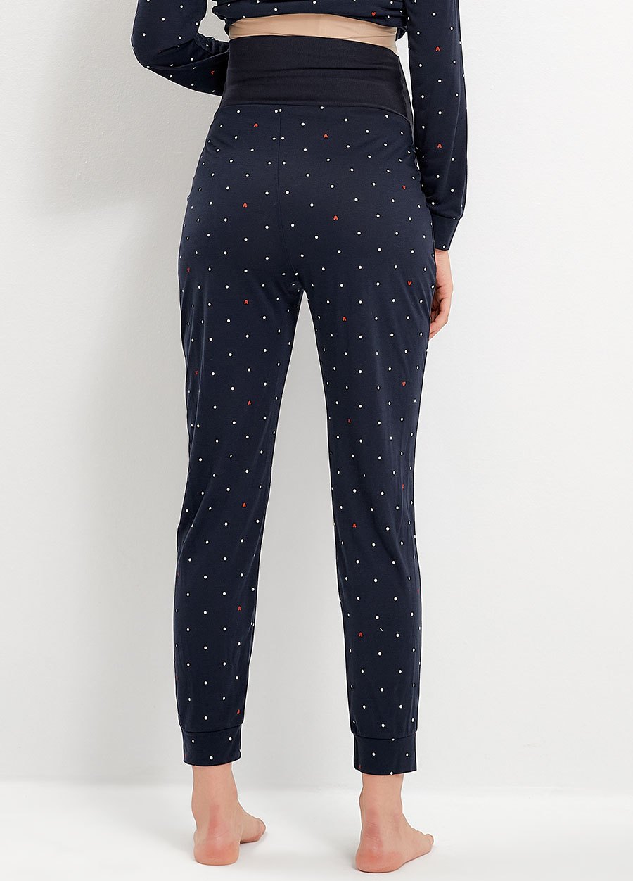 點點米奇莫代爾孕哺居家套裝(長袖+長褲)