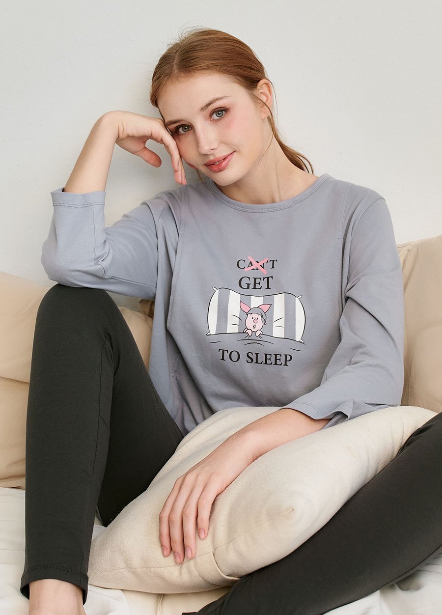 迪士尼維尼小豬孕哺居家服組