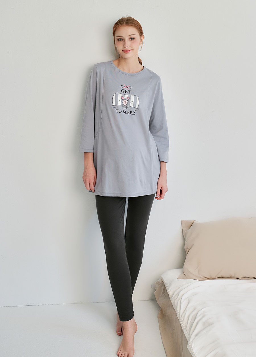 迪士尼維尼小豬孕哺居家服組