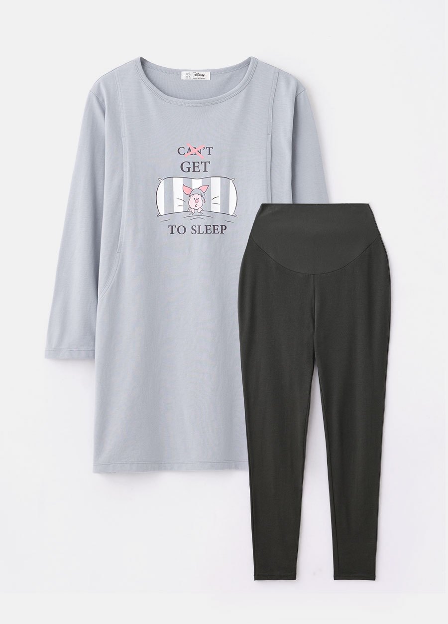 迪士尼維尼小豬孕哺居家服組