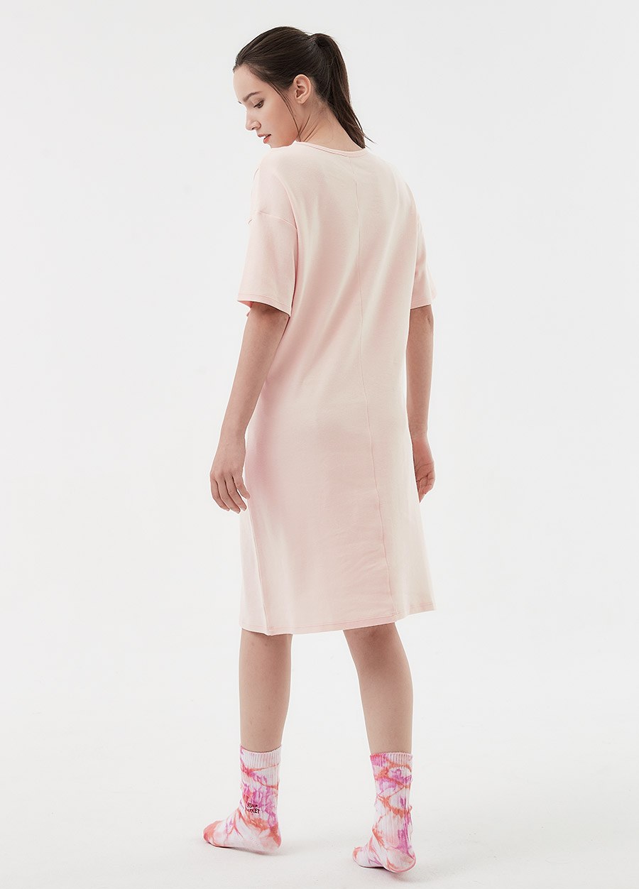 迪士尼甜點熊抱哥孕哺居家洋裝