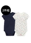 BABY Q彈棉質包屁衣(2入)-星星