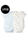 BABY Q彈棉質包屁衣(2入)-彩虹