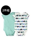 BABY純棉網眼包屁衣(2入)-車車