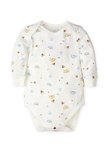 BABY Q彈棉質長袖包屁衣(2入)-彩虹