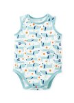 BABY Q彈棉質無袖包屁衣(2入)-狗狗
