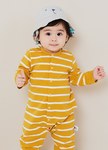 BABY長袖連身衣-條紋
