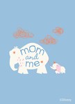 BABY迪士尼Q彈棉質長袖包屁衣-親子小飛象