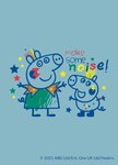 BABY 佩佩豬Q彈棉質長袖包屁衣-搖滾佩佩豬&喬治