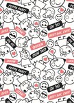 BABY Q彈棉質長袖包屁衣(2入)-標籤佩佩豬