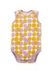 BABY Q彈棉質無袖包屁衣(2入)-芋圓