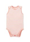 BABY Q彈棉質無袖包屁衣(2入)-仙草