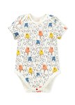 BABY Q彈棉質包屁衣(2入)-線條北極熊