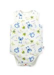 BABY Q彈棉質無袖包屁衣(2入)-怪獸大學
