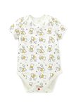 BABY Q彈棉質包屁衣(2入)-蜂蜜維尼