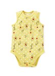 BABY Q彈棉質無袖包屁衣(2入)-氣球維尼