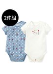 BABY Q彈棉質包屁衣(2入)-氣球維尼
