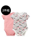 BABY Q彈棉質包屁衣(2入)-標籤佩佩豬