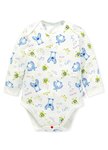 BABY Q彈棉質長袖包屁衣(2入)-怪獸大學