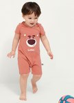 BABY迪士尼Q彈連身包屁衣-熊抱哥