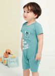 BABY迪士尼Q彈連身包屁衣-毛怪