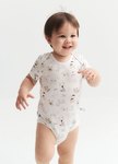 BABY Q彈棉質包屁衣-狗狗