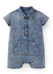 BABY水洗牛仔連身包屁衣