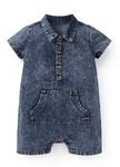 BABY水洗牛仔連身包屁衣