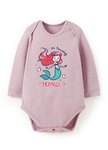 BABY迪士尼蓄熱保溫長袖包屁衣-小美人魚