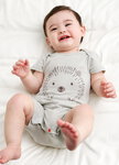 BABY Q彈連身包屁衣-刺蝟